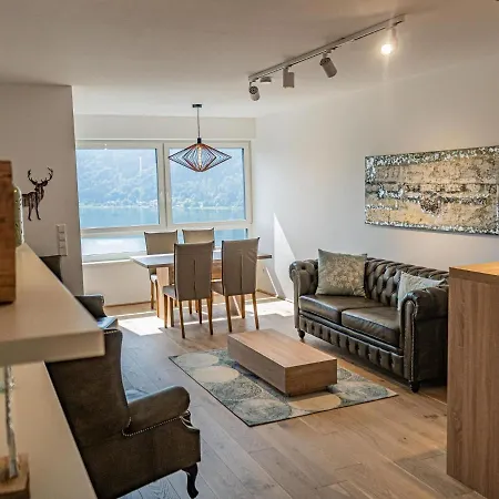 公寓 New Apartment, View Over Ossiach *